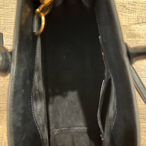 Saint Laurent Sac De Jour Nano Soft Black Leather Satchel Bag and Gold Hardware - Picture 4 of 8